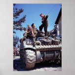 Sherman Tank Crew Poster