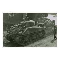 Shermans at Anzio posters