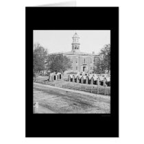 Sherman's Camp Near Atlanta's City Hall 1864 cards