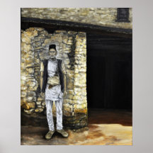 Sherpa with Watch Print