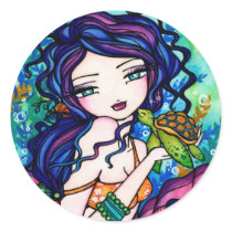 Sherriella Mermaid Sticker by Hannah Disney by hannahdisney Sherriella Mermaid Sticker by Hannah Disney