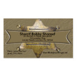 Sherrif Style Business card