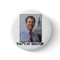Sherrod Brown, That's My Senator! Pinback Buttons