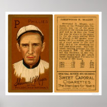 Sherry Magee Phillies Baseball 1911 Posters