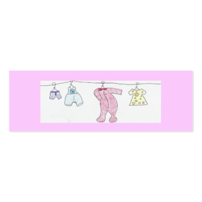 She's a girl Bookmarks Business Card by KatAnnette