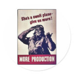 She's A Swell Plane Give Us More Sticker
