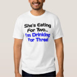 eating for two drinking for three shirts