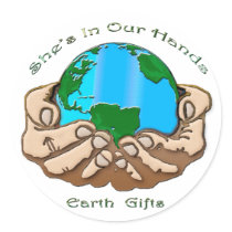 SHE'S IN OUR HANDS Collection stickers by EarthGifts SHE'S IN OUR HANDS Collection stickers