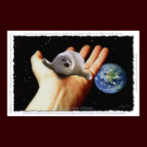 "SHE'S IN OUR HANDS" EARTH DAY Poster posters by RavenSpiritPrints "SHE'S IN OUR HANDS" EARTH DAY Poster posters