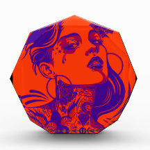 SHES IN TRANCE ACRYLIC AWARD