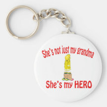 She's not just my Grandma- Firefighter Keychain