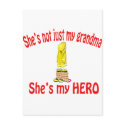 She's not just my Grandma- Firefighter postcards by heroeseveryday She's not just my Grandma- Firefighter postcards