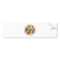 SHE'S TOO BLONDE & TOO THIN - OFF WITH HER HEAD! BUMPER STICKERS
