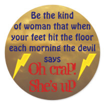 She's up stickers