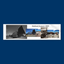 Shetland Museum bumper stickers