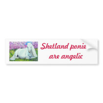 , Shetland ponies are angelic bumper stickers by palominolane , Shetland ponies are angelic bumper stickers