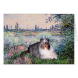 Shetland Sheepdog 17 - By the Seine Cards