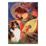 Shetland Sheepdog 7 - Mandolin Angel Greeting Cards