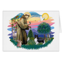 Shetland Sheepdog (bi black) cards