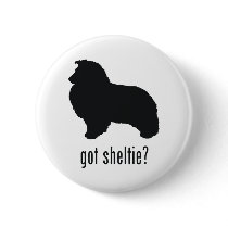 Shetland Sheepdog Pinback Button