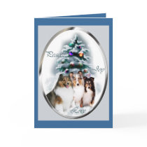 Shetland Sheepdog Christmas Gifts cards