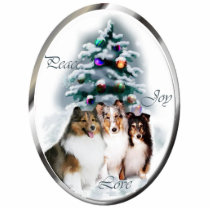 Shetland Sheepdog Christmas Gifts Ornament photo sculptures by DogsByDezign Shetland Sheepdog Christmas Gifts Ornament photo sculptures