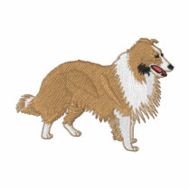 Shetland Sheepdog embroidered shirts by ZazzleEmbroidery Shetland Sheepdog embroidered shirts