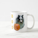 Shetland Sheepdog (merle) Boo mugs by GreyWolfCreation Shetland Sheepdog (merle) Boo mugs