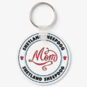 SHETLAND SHEEPDOG mom keychain