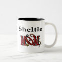 Shetland Sheepdog Mom Mug by DogsByDezign Shetland Sheepdog Mom Mug