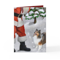 Shetland Sheepdog Sheltie Christmas Gifts cards