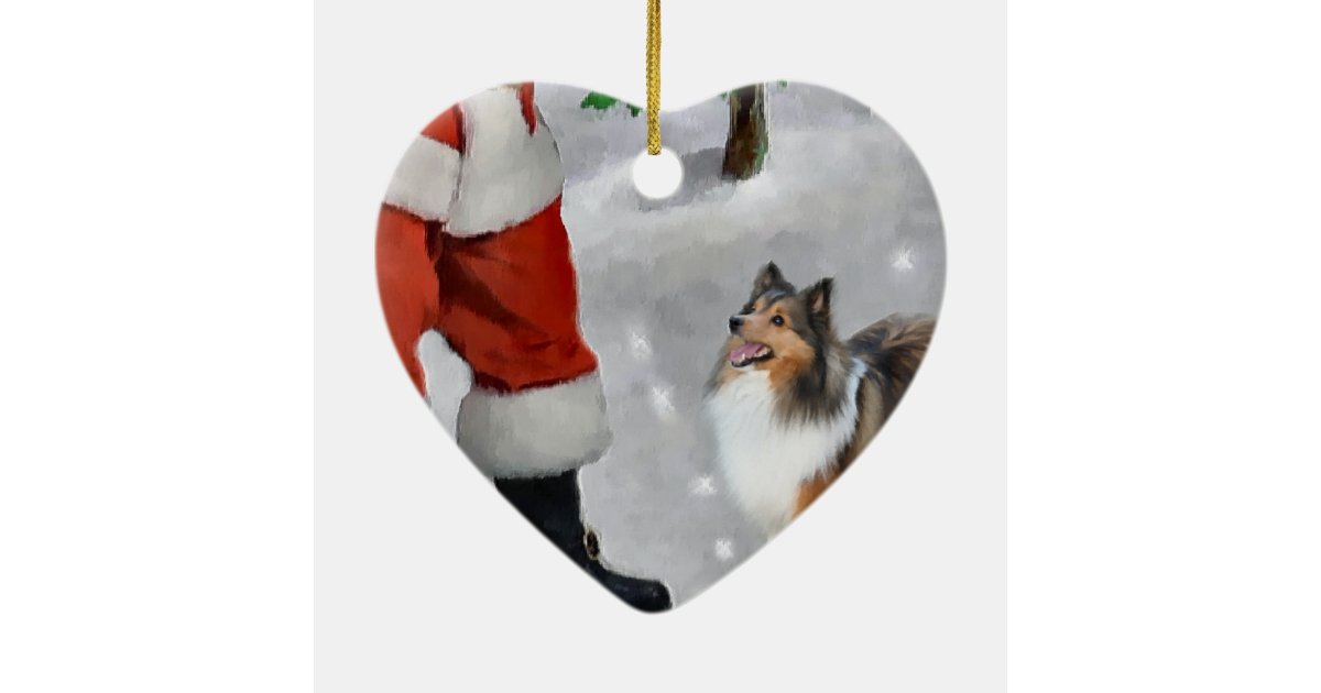 shetland sheepdog sheltie christmas gifts ceramic ornament shetland sheepdog sheltie christmas gifts ceramic ornament