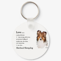 Shetland Sheepdog Sheltie Gifts keychains
