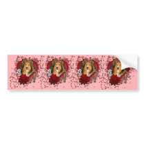 shetland sheepdog,shetland sheepdogs,sheltie,shelt bumper sticker