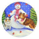 Shetland Sheepdog Stickers