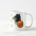 Shetland Sheepdog (tri color) Boo mugs