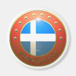 Shetland shield fridge magnet