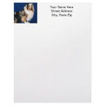Shetlie (Merle) Personalized Letterhead