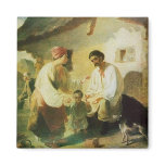 Shevchenko's Painting - A Rural Family Refrigerator Magnet