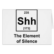 Shh! The Element of Silence cards