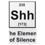 Shh! The Element of Silence Stationery Paper
