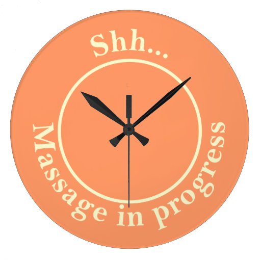 Shh...Treatment in Progress Clock Zazzle
