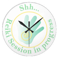 Shh...Treatment in Progress wall clocks