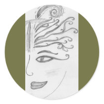 shhaa-woman stickers