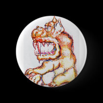 Shi Ruff Ruff Bow Wow Buddha buttons