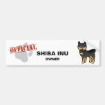 Shiba Inu Black And Tan Bumper Stickers