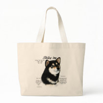 Shiba Inu (blk/tan) History Design bags