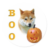 Shiba Inu Boo stickers