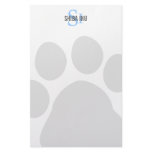 Shiba Inu Breed Monogram Design Customized Stationery