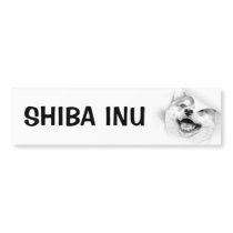 SHIBA INU BUMPER STICKERS